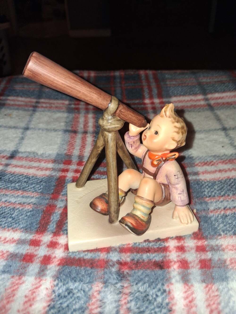 Vintage Hummel Star Gazer 132 TMK 5 Goebel Figurine Boy Telescope